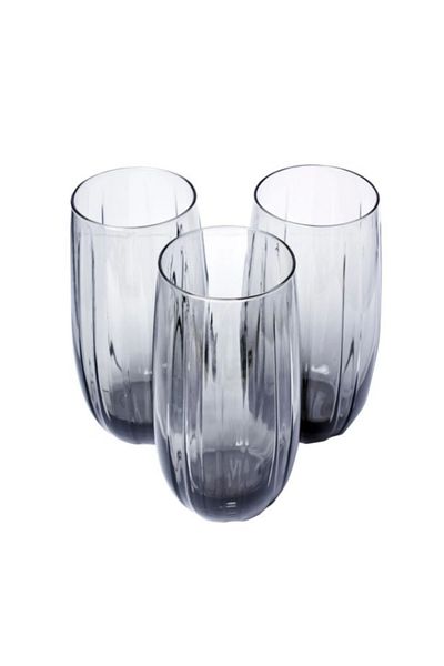 Paşabahçe 420415 Gray Linka Soft Drink Cup 245cc 3 Pieces