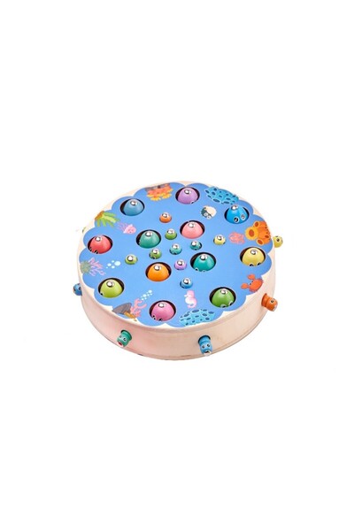 zola Joc de familie Montessori, prinde pesti/omizi, multicolor, din plastic