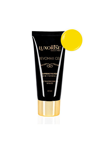 LUXORISE Polygel REVOMAX GEL LUXORISE Neon Canary, 15ml