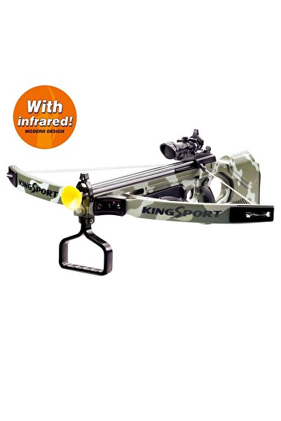ACTION ONE Camouflage toy crossbow with infrared, size XL, 71.5x12x27 cm
