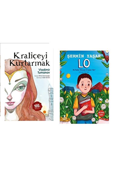 Günışığı Kitaplığı Kraliçeyi Kurtarmak & Lo ( Şermin Yaşar ) ( 2 Li Set )