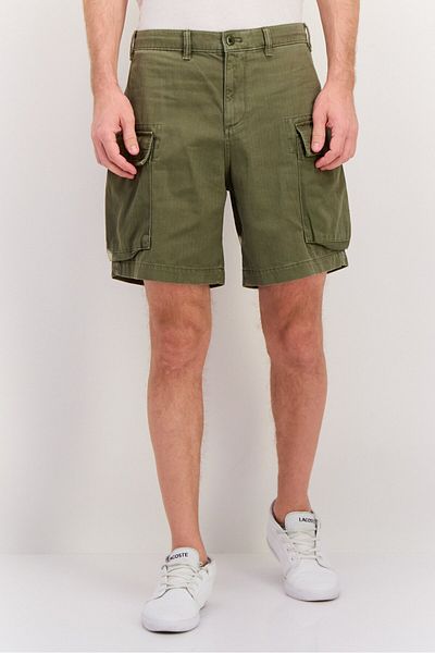 GAP Men Solid Cargo Shorts, Olive