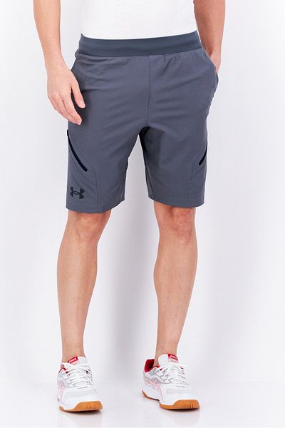 Under Armour Men Fitted Cargo Shorts, Grey
