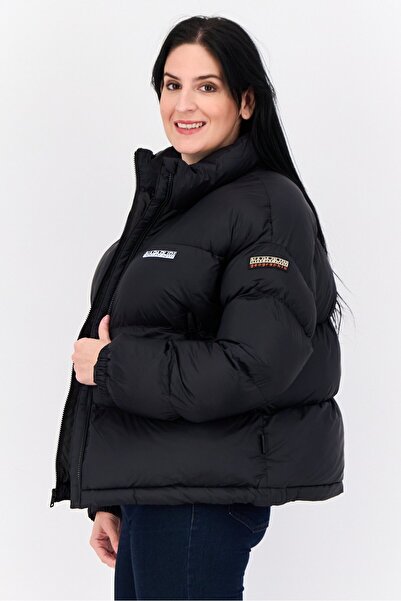 Napapijri Women Quilted Puffer Jacket, Black