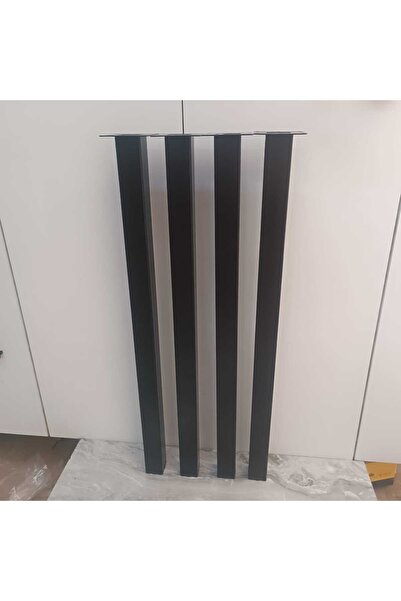 LİYAHOME Matsiyah Metal Kare 71cm Masa Ayağı Alt Kısımdan Ayarlanabilir (PROF...