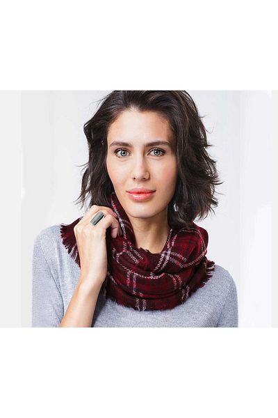Tchibo Loop Scarf, Maroon