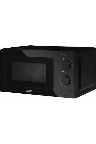 ECG Microwave Oven MTM 1774 Be, 17 Liters, 700w, 6 Power Levels, Timer, Black