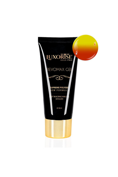 LUXORISE Polygel Thermo Revomax Gel Roz Aprins, 30ml