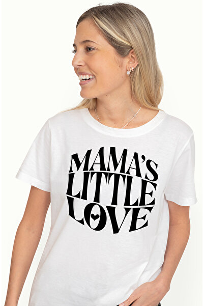 StoryGift Romania Tricou Femei cu o inimioara si textul in engleza "Mama's li...