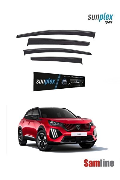 SUNPLEX Peugeot 2008  (2023-2024) Modeller için Cam Rüzgarlığı Takımı 4'lü Se...