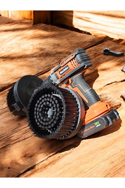 Çözüm332 Su Sıçratmayan Koltuk Yıkama Temizlik Fırçası(matkap Ucu Aparatlı)- ...