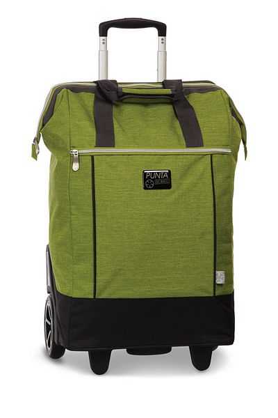Punta Shopping Bag With Wheels F10303, 62 X 38 X 28 Cm, 40 L, Green