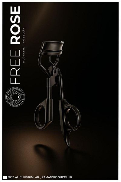 Free Rose Volumizing Black Eyelash Curler