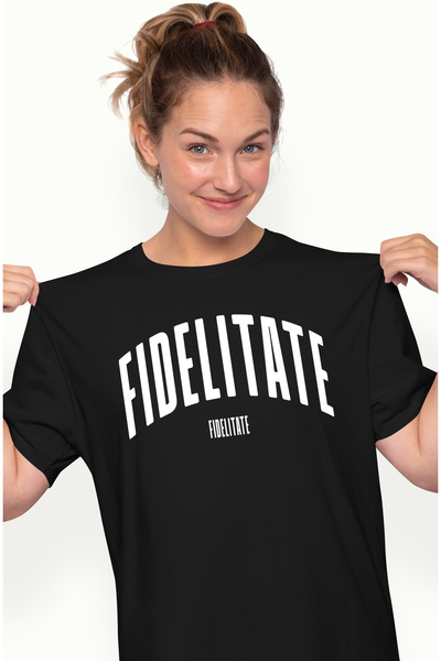 StoryGift Romania Tricou Femei Cuvantul Fidelitate, Motivational, Self Help, Intelegere de Sine, A BLK_M