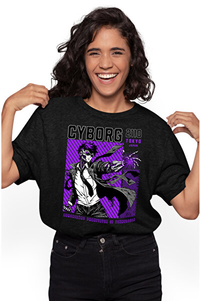 StoryGift Romania Tricou Femei Barbat robot Cyborg. Armonizand umanitatea si tehnologia cu imprime BLK_XS