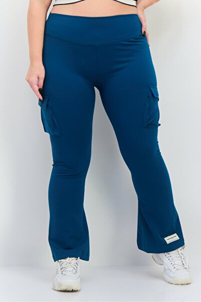 The Giving Movement Women Sportswear Fit Outdoor Sweatpants, Teal Blue