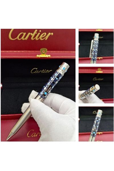 Cartier Two luxuriously designed Cater pens with accessories