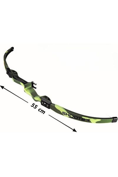 ACTION ONE Arc camouflage cu 3 sageti si tinta, 55cm