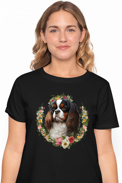 StoryGift Romania Tricou Femei cu un catel serios de talie mica, ilustratie, ...