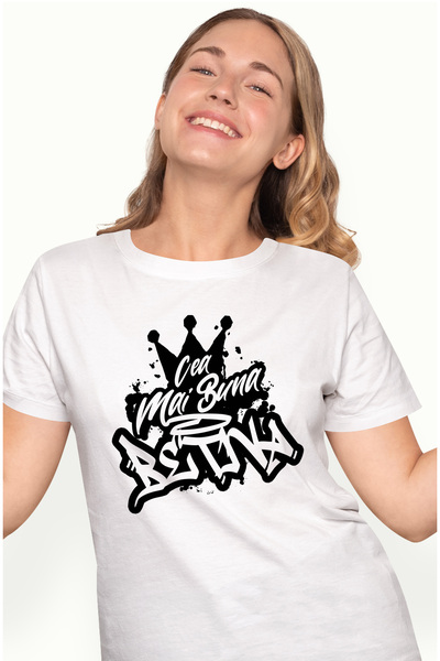 StoryGift Romania Tricou Femei Pentru Cea Mai Buna Betiva, Apreciere, Cadou, ...