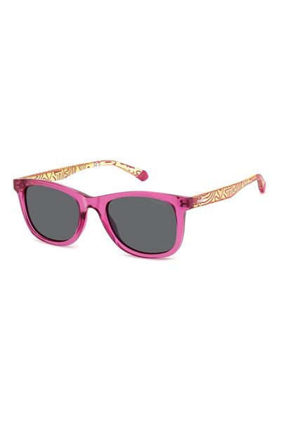 Polaroid PLD 8060/S MU1/M9 Women's Polarized Sunglasses, Plastic, Pink, 46 mm