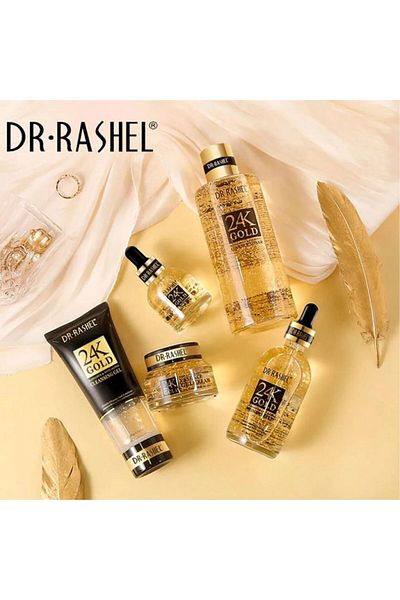 RASHEL Gold Skincare Set – 5 Luxurious Products