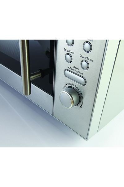 ECG Microwave Oven Mtd 231 S, 23 Liters, 800w, 5 Power Levels, 8 Programs, Stainless Steel