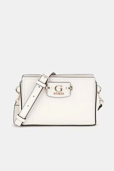 Guess Nastra Mini Crossbody felső cipzáras női fehér minitáska Hwbg9637720-off
