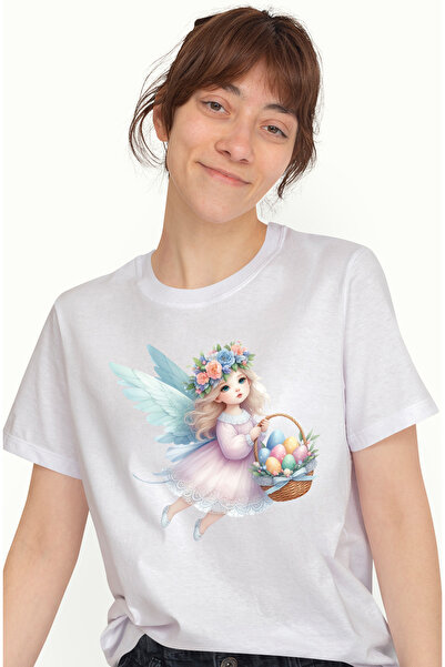 StoryGift Romania Tricou Femei cu o fetita cu aripi de zana, zboara, ilustrat...