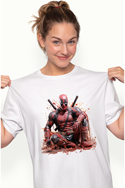 StoryGift Romania Tricou Femei Cu Deadpool, Personaj Fictiv, Marvel, Costum, ...