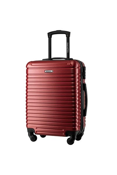 zagatto ® Cabin Trolley, Red, 55x40x20 cm, 35L, 4 Wheels, Wizz/Ryanair, ZG506CRED