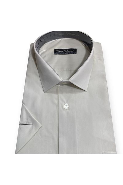 Sadık Collection Two Hands Men's Classic Large Size Short Sleeve Pocket Shirt 1251