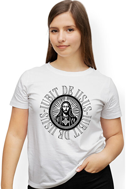 StoryGift Romania Tricou Femei Iisus de iubeste credinta religioasa cu imprim...