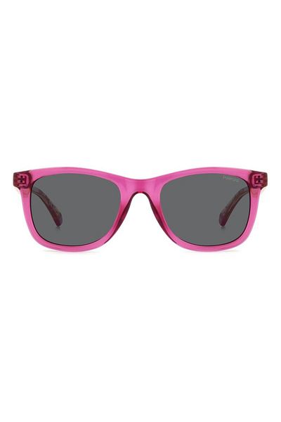 Polaroid PLD 8060/S MU1/M9 Women's Polarized Sunglasses, Plastic, Pink, 46 mm