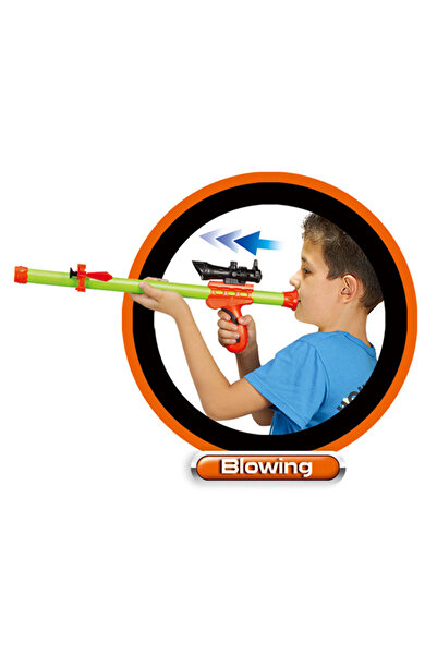 ACTION ONE 2-in-1 target shooting set with bow and blowgun