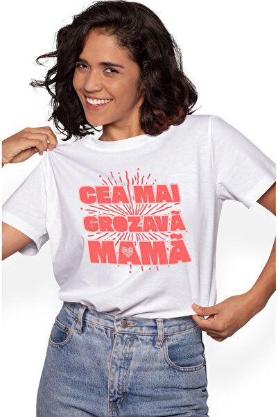 StoryGift Romania Tricou Femei Cea Mai Grozava Mama familie iubire parinti cu...