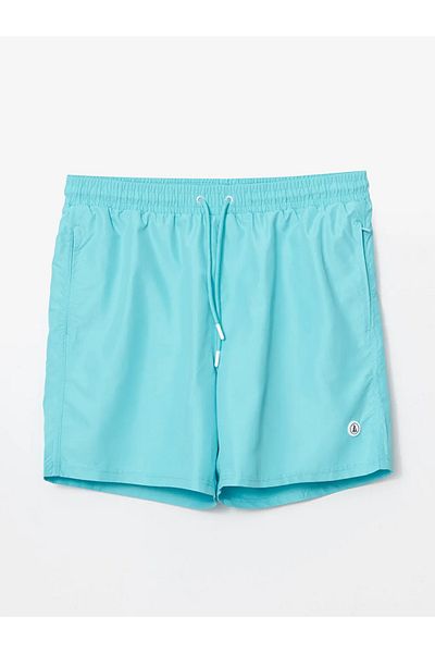 LC Waikiki Ανδρικό μαγιό με στάμπα SOUTHBLUE Τυρκουάζ κοντό μήκος