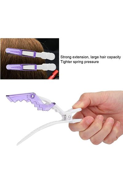 LA PERLA TECH Duckbill Clips Hair Partition Clip Hairdressing Tool Fashionable Salon Hair Curling Tool for Salon