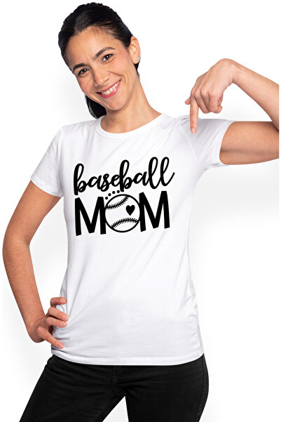 StoryGift Romania Tricou Femei cu o minge de baseball pentru o mama de sporti...