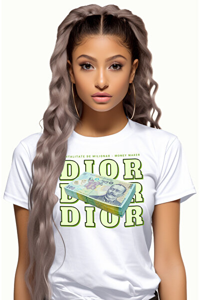 StoryGift Romania Tricou Femei - 100 Lei Romanesti, Cu Imprimeu Pe Fata, 100%...