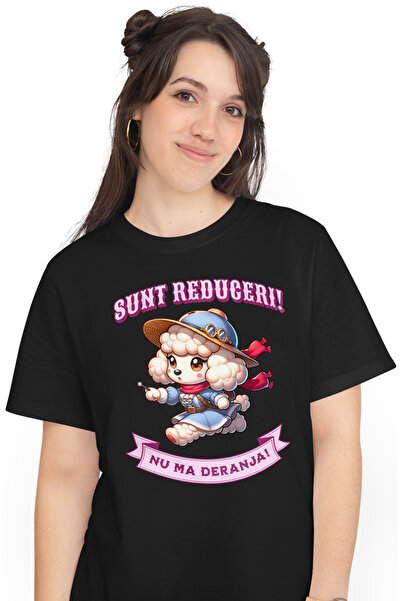 StoryGift Romania Tricou Femei Oita Fasion Fuga Catre Reduceri Haine Text Nu Ma Deranja Femeile si BLK_L