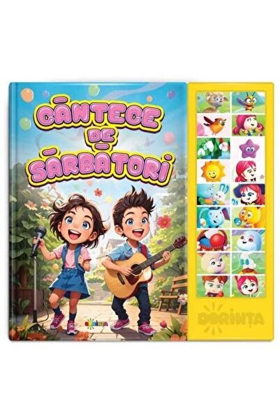 Editura Dorinta Carte cu sunete. Cantece de sarbatori