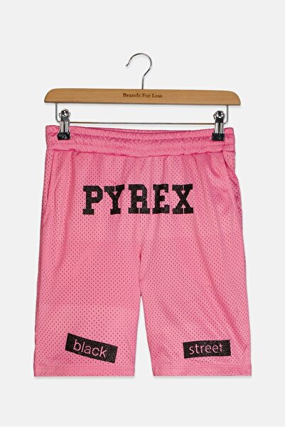 Pyrex Kids Kids Boys Glittered Mesh Shorts, Pink