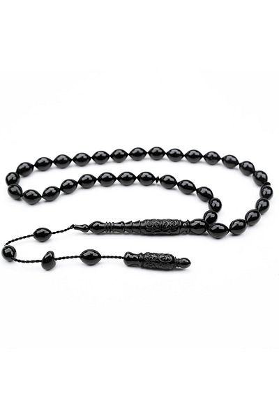 Skygo Oltu Stone Stone Cut Imame Nakkaş Carved Rosary
