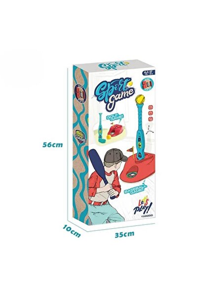 ACTION ONE 2 in 1 interactive golf and baseball game, 63x30x35 cm