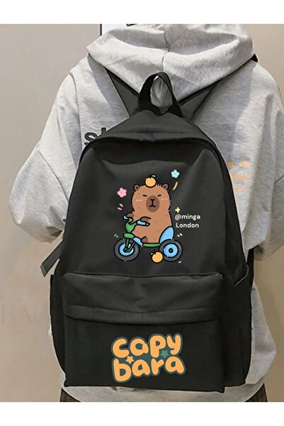 DEEFWEAR Black Capybara Bicicletă Imprimată Inferioară Sus Scoala, Sala de Cl...