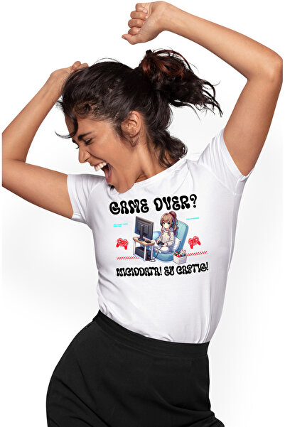 StoryGift Romania Tricou Femei Fata Stil Anime Jocuri Video Text Haios Eu NU ...