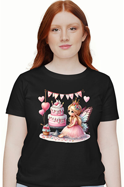 StoryGift Romania Tricou Femei cu o fetita dragalasa, zana, aripi de fluture,...