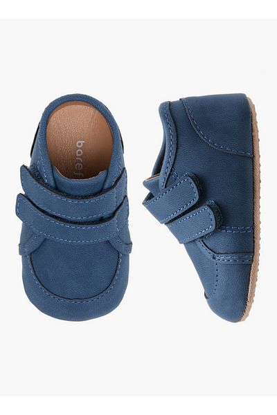 Barefeet Solid Booties with Hook and Loop Closure