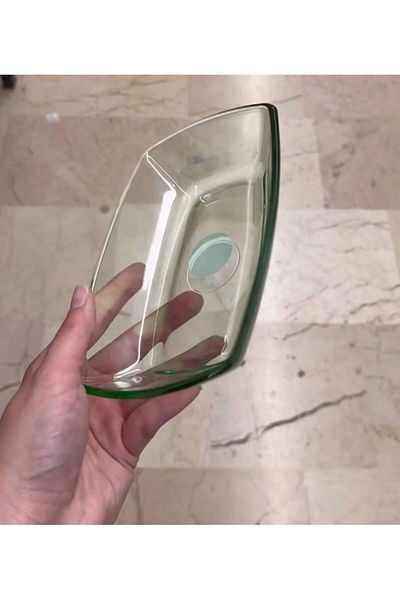 Paşabahçe Tokio Green Boat Plate -18 cm / 1 Unit